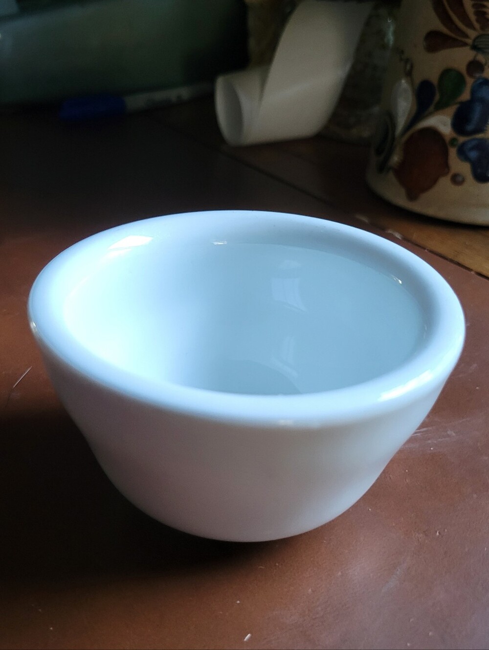 Oneida Buffalo Bright White Bowl B-18 Custard Bowl
